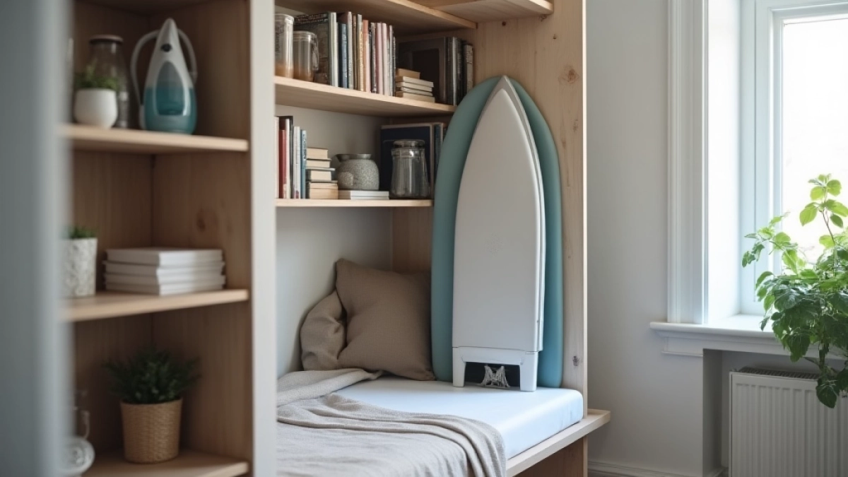 jak schować deskę do prasowania