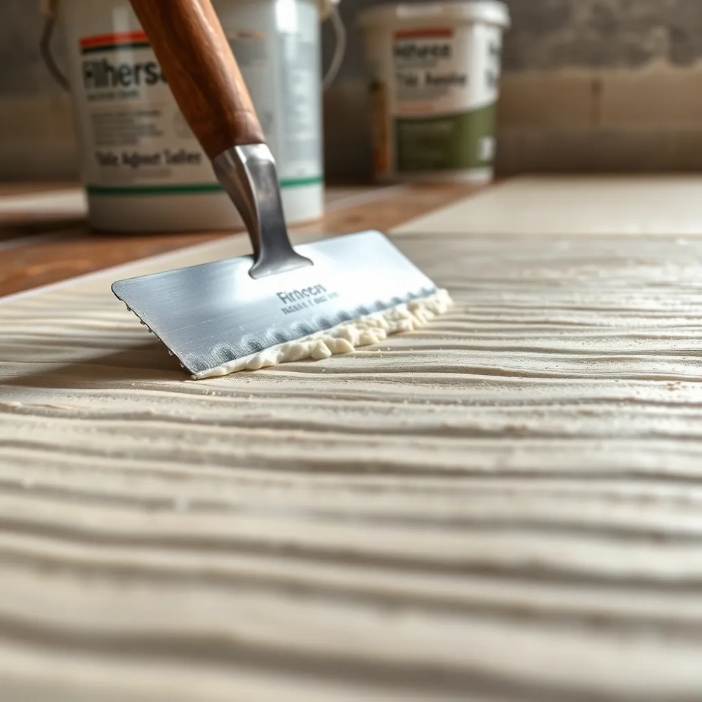 Jak smarować płytki klejem