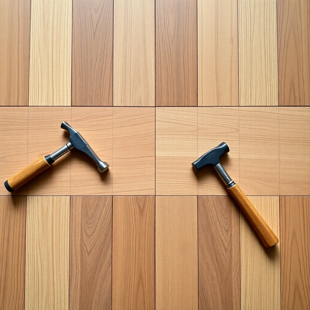 jak układać panele podłogowe v fugą