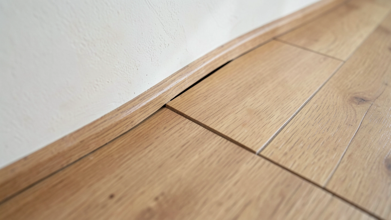 jak układać panele przy krzywych ścianach