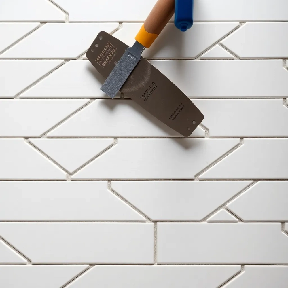 Jak ułożyć płytki w jodełkę na ścianie