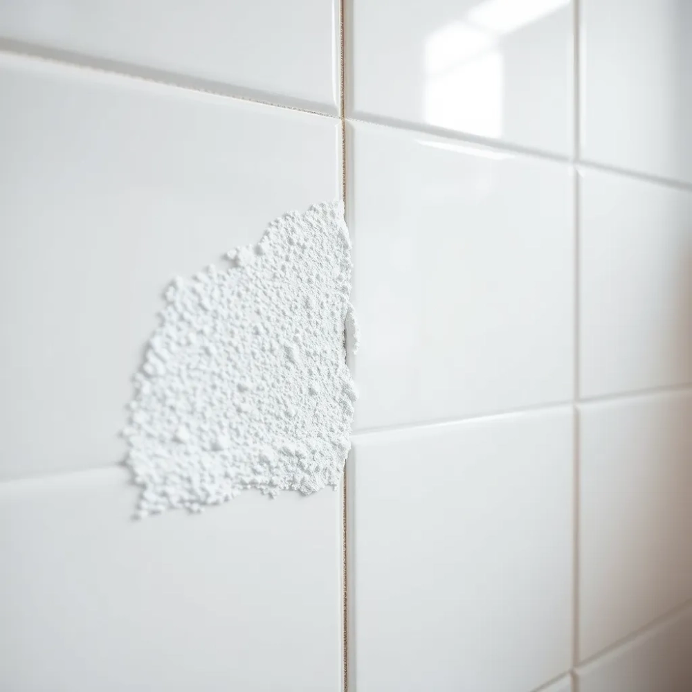 Jak usunąć biały nalot na płytkach