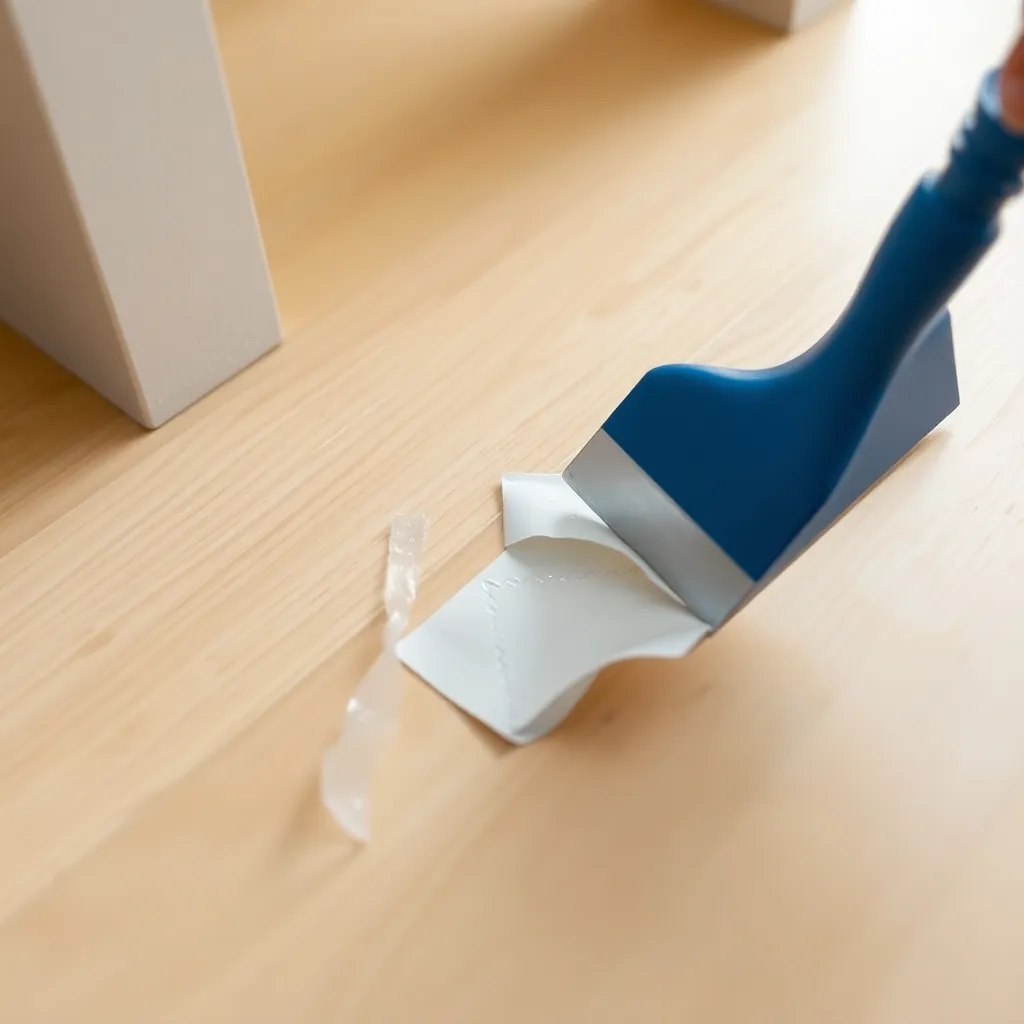 Jak usunąć taśmę dwustronną z podłogi