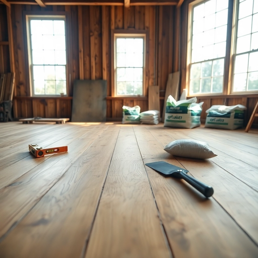 Jak wyrównać podłogę z desek