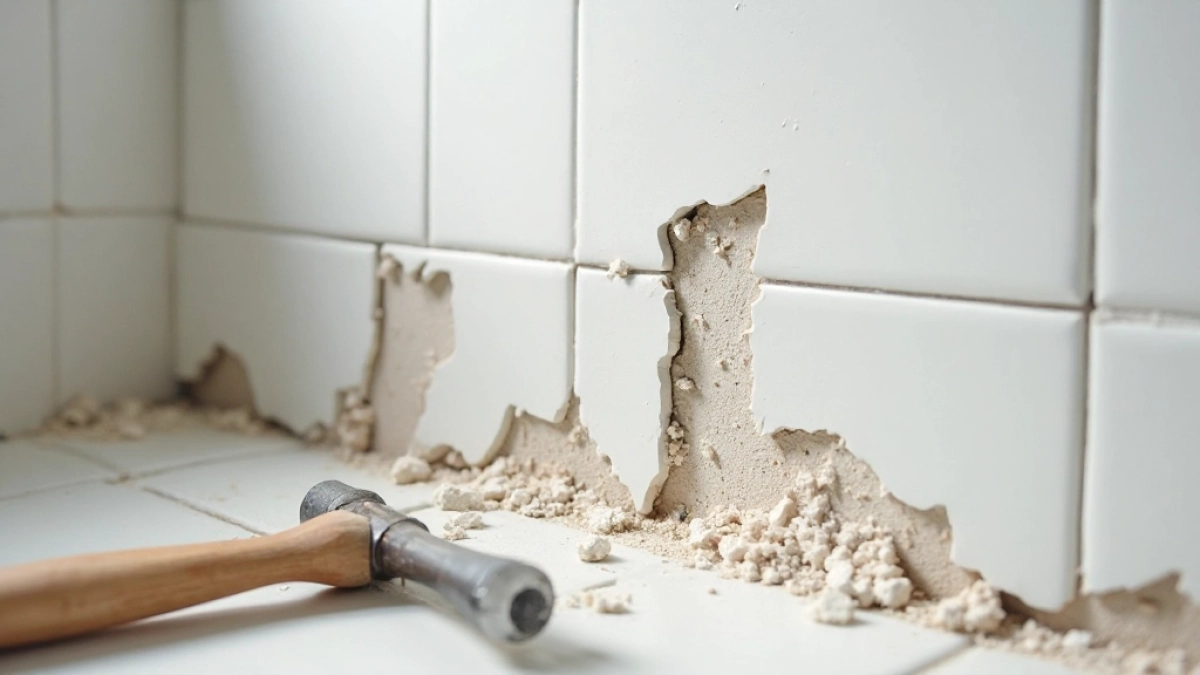 jak zdjąć płytki ze ściany