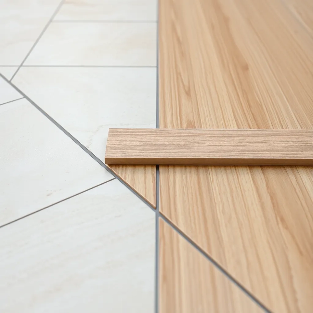 jak zniwelować różnicę poziomów między płytkami a panelami