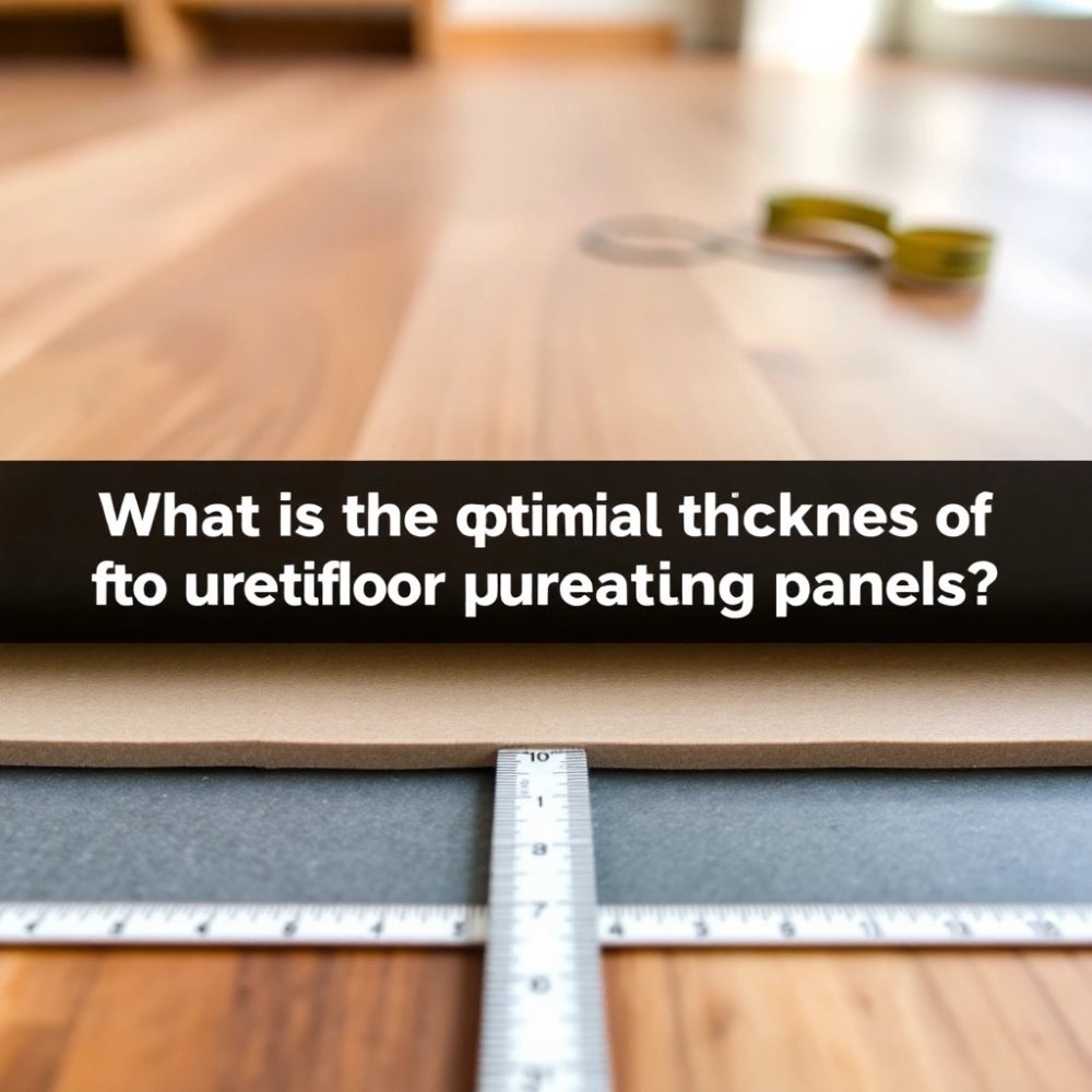 Jaka grubość podkładu pod panele na ogrzewanie podłogowe