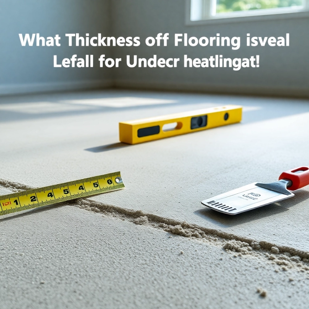 Jaka Grubość Wylewki Na Ogrzewanie Podłogowe