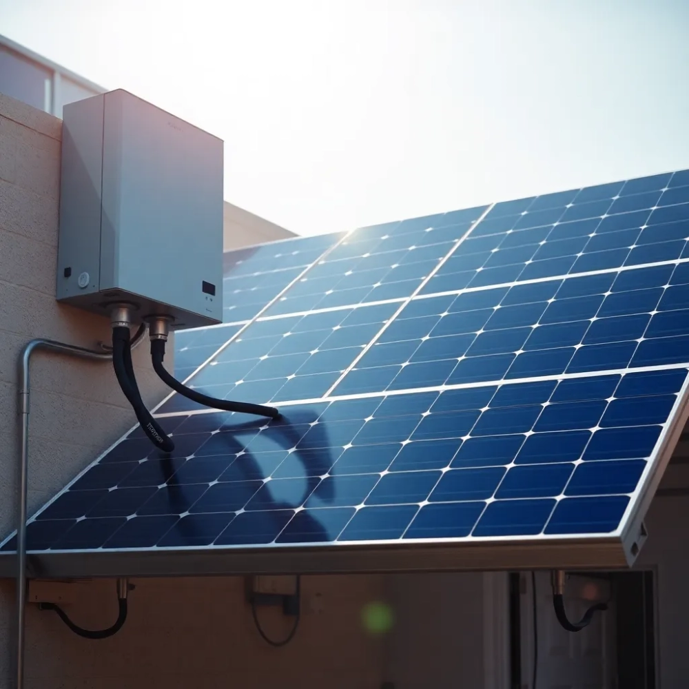 Jaka odległość falownika od paneli