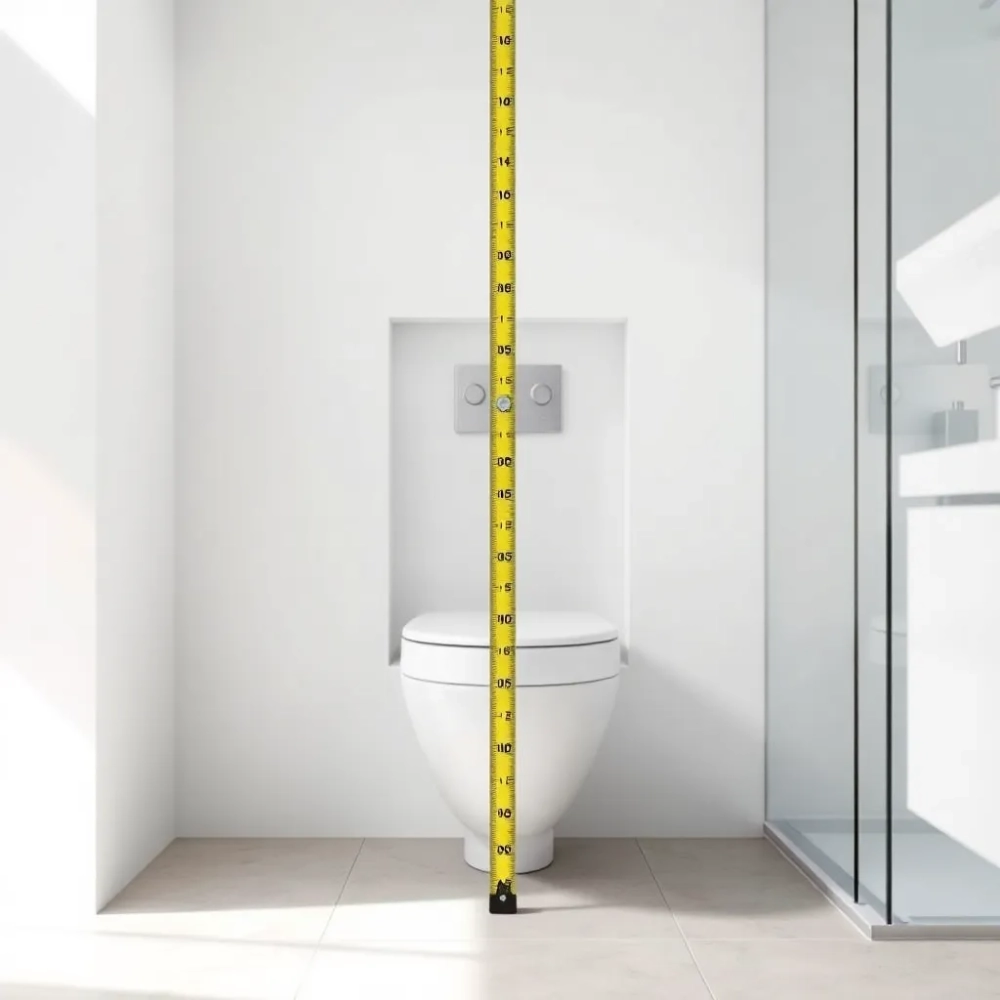 Jaka wysokość geberitu od posadzki