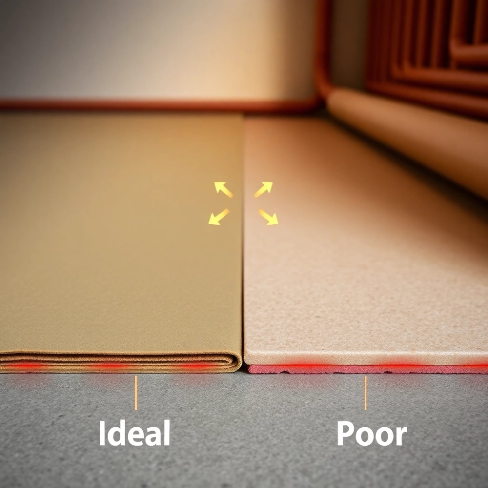 Jaki podkład pod deskę barlinecką na ogrzewanie podłogowe