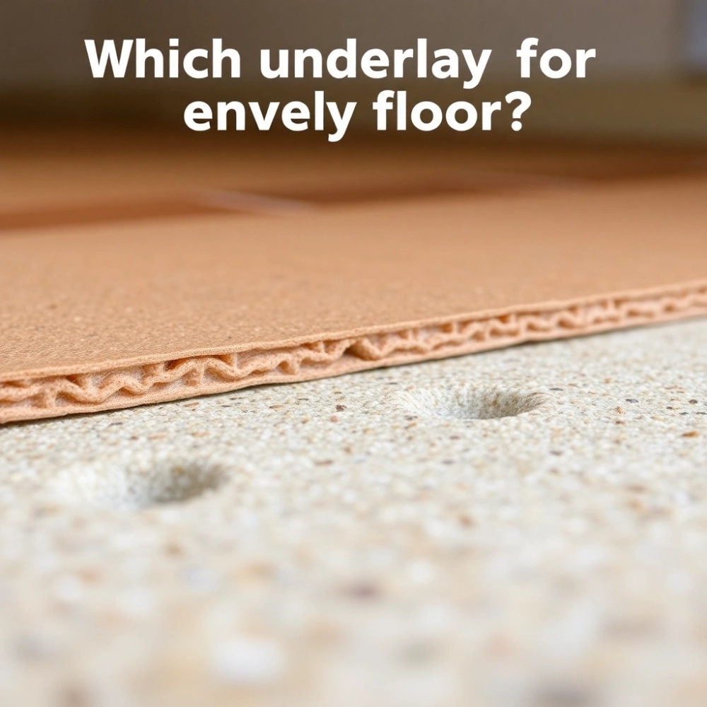 Jaki podkład pod panele na nierówną podłogę