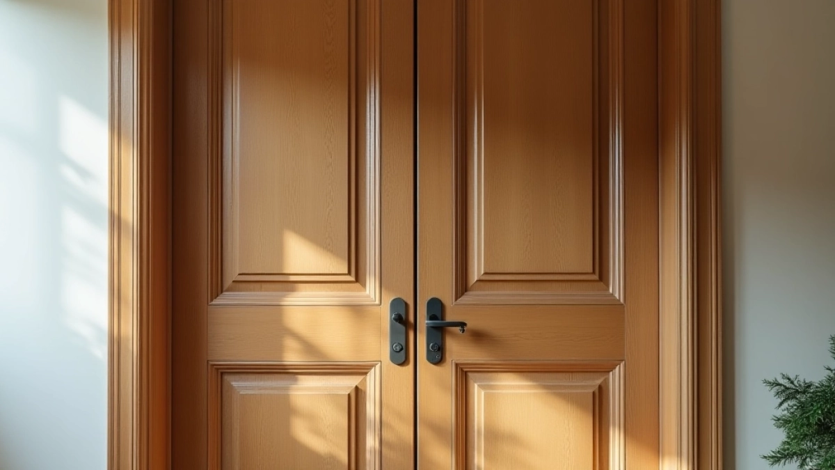 Jakie drzwi do drewnianych paneli