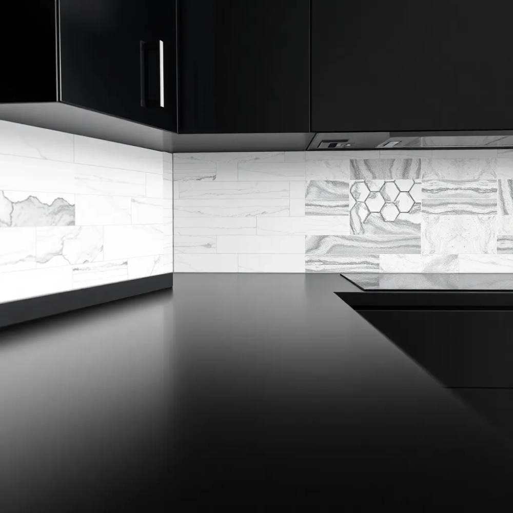 Jakie płytki do czarnego blatu