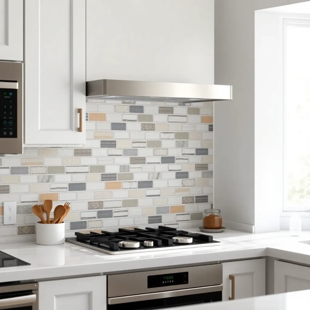 Jakie płytki do kuchni między szafkami