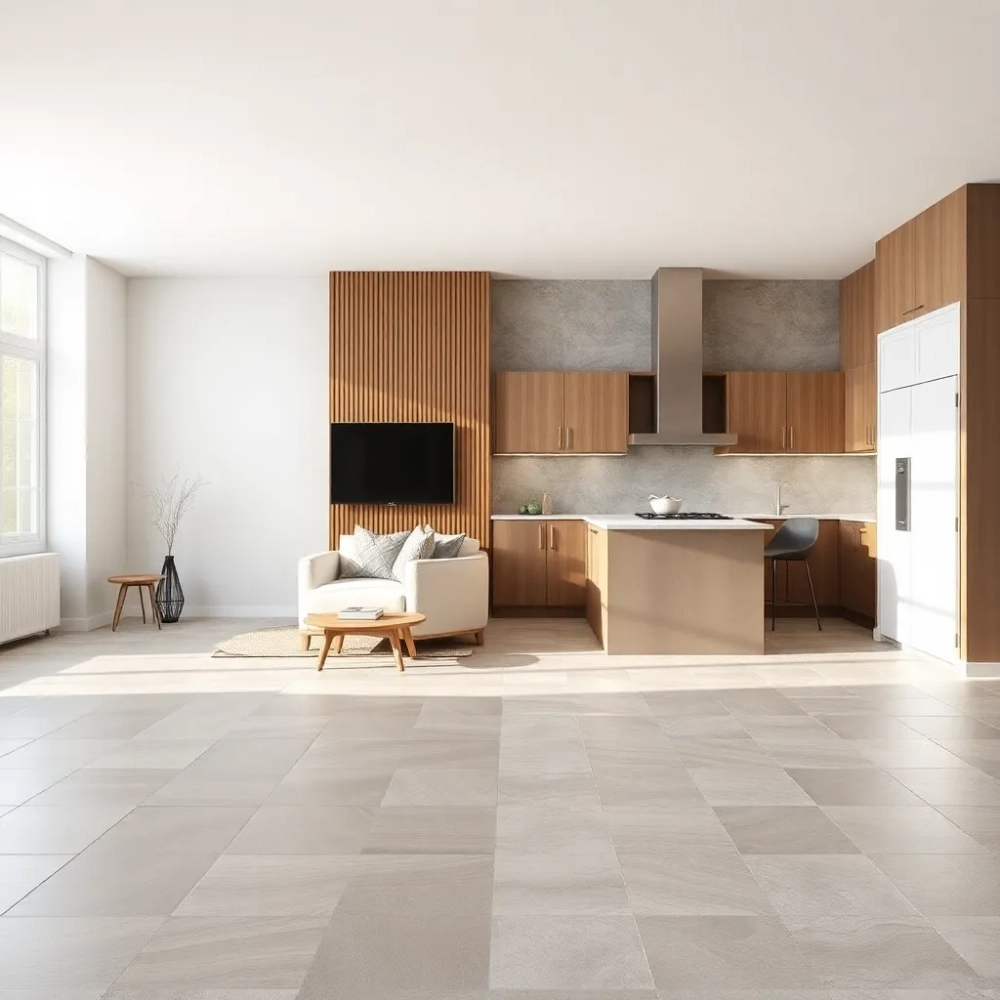 Jakie płytki do salonu i kuchni