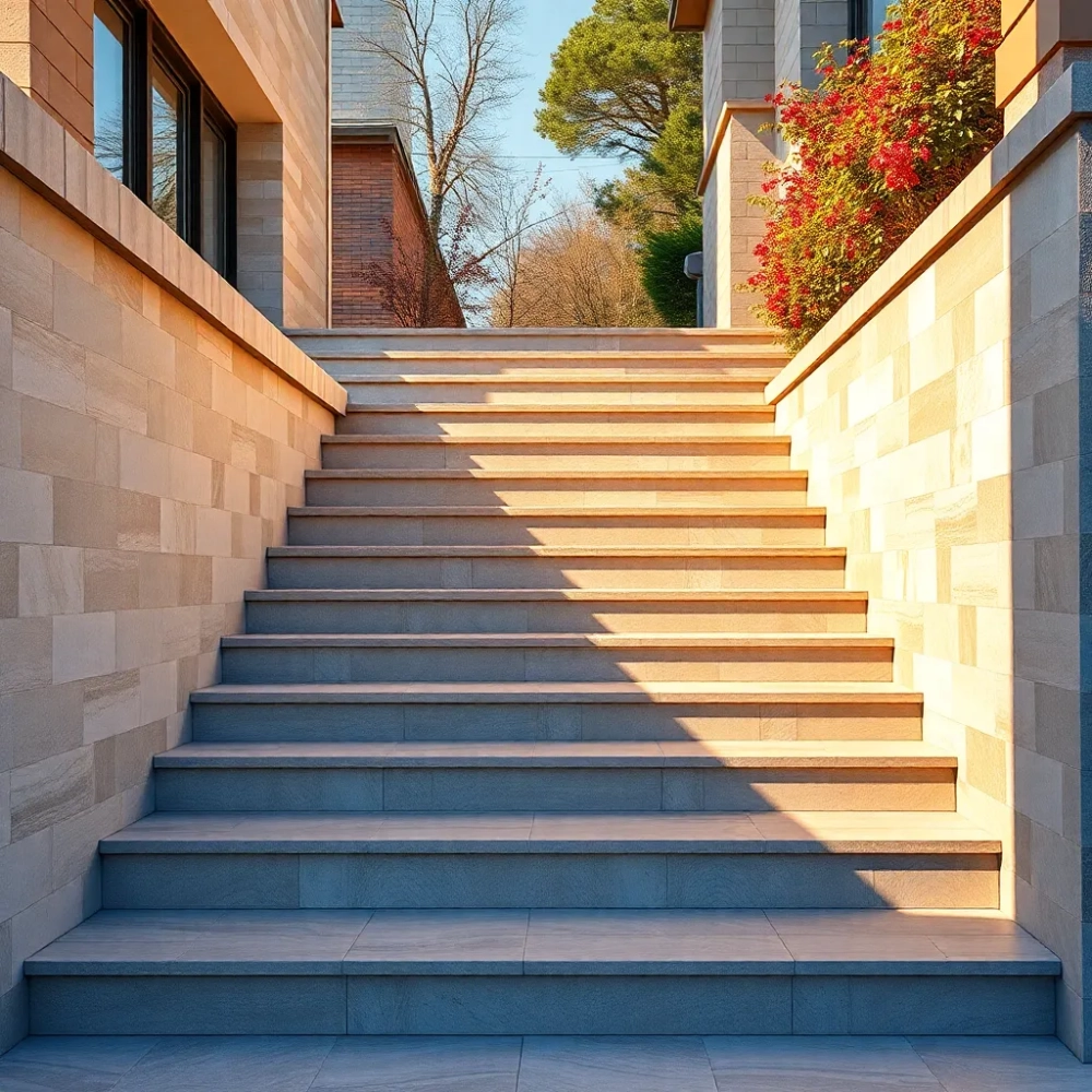 Jakie płytki na schody zewnętrzne