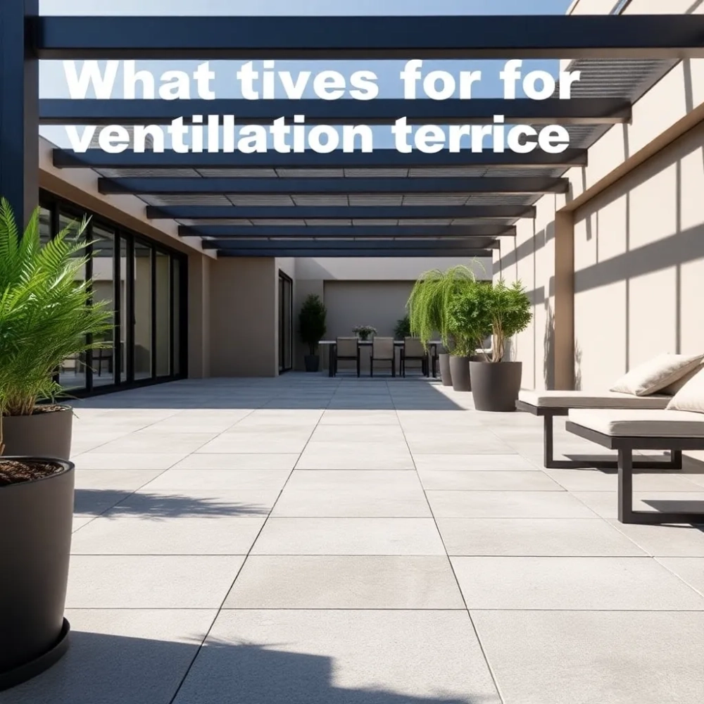 Jakie płytki na taras wentylowany