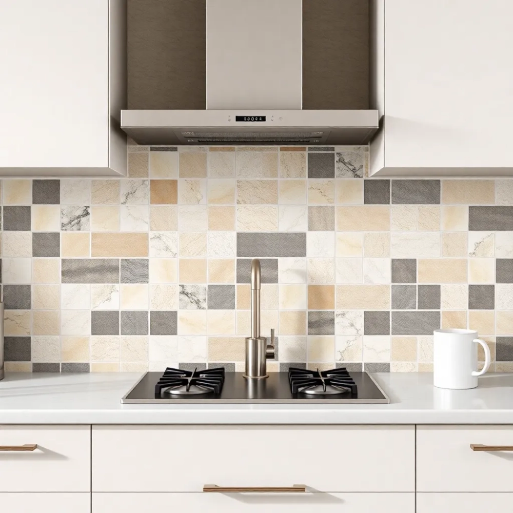 Jakie płytki nad blatem w kuchni