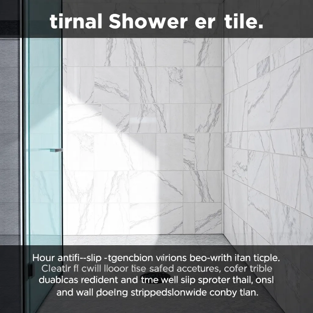 Jakie płytki pod prysznic