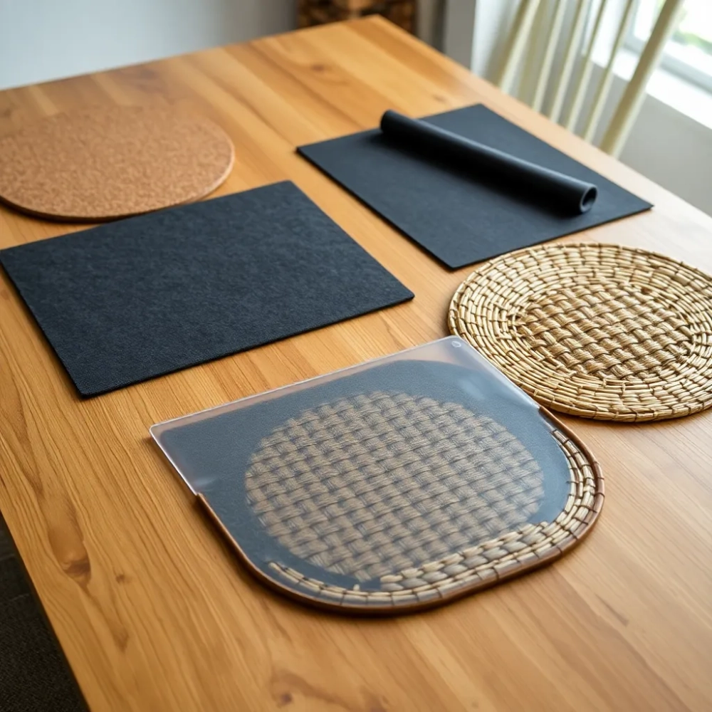 Jakie podkładki na drewniany stół