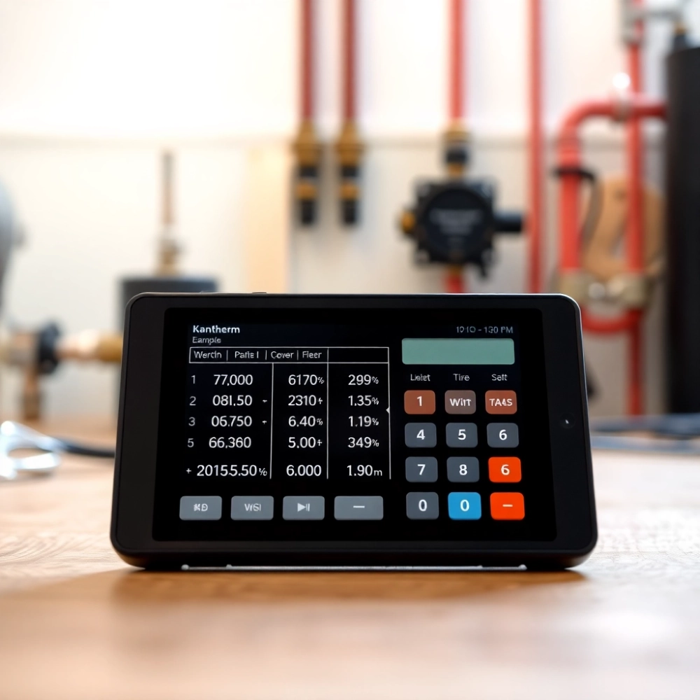 kalkulator ogrzewania podłogowego kantherm