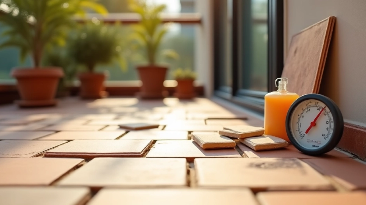 Kiedy kłaść płytki na balkonie