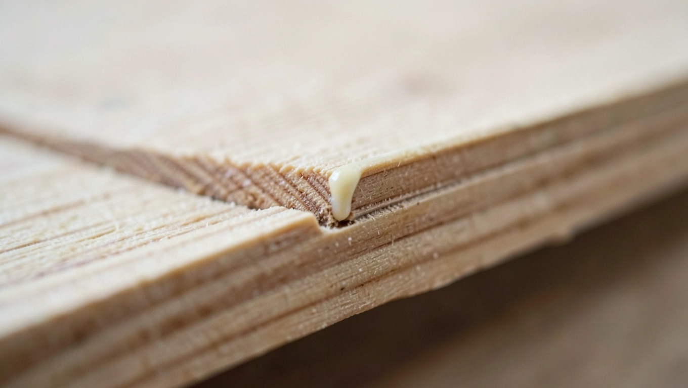 Klejenie złącz pióro-wpust przeciw skrzypieniu