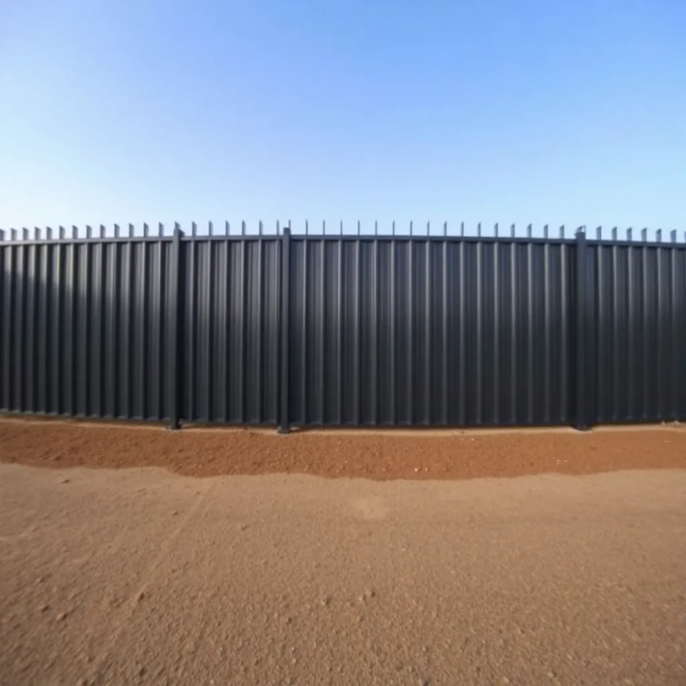 Kompletne ogrodzenie panelowe z podmurówką