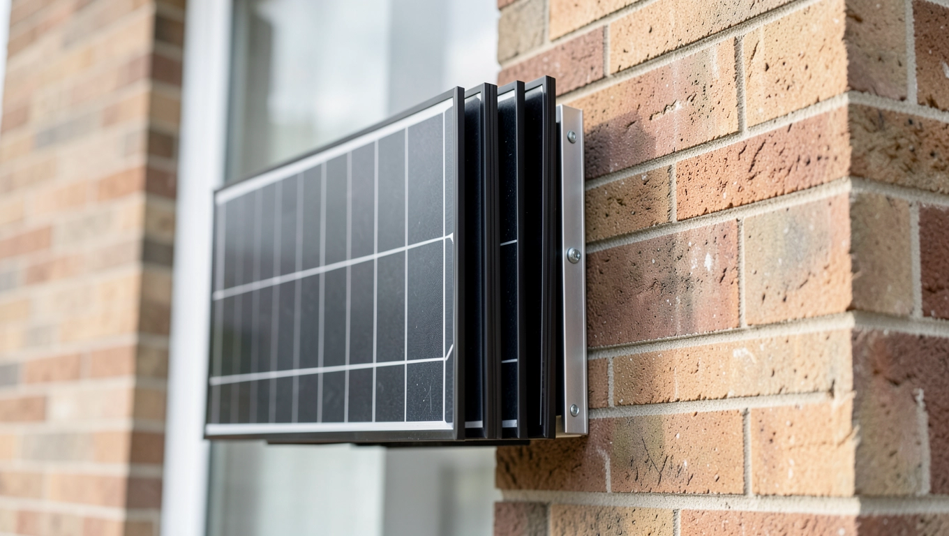 konstrukcja pod panele fotowoltaiczne na ścianie