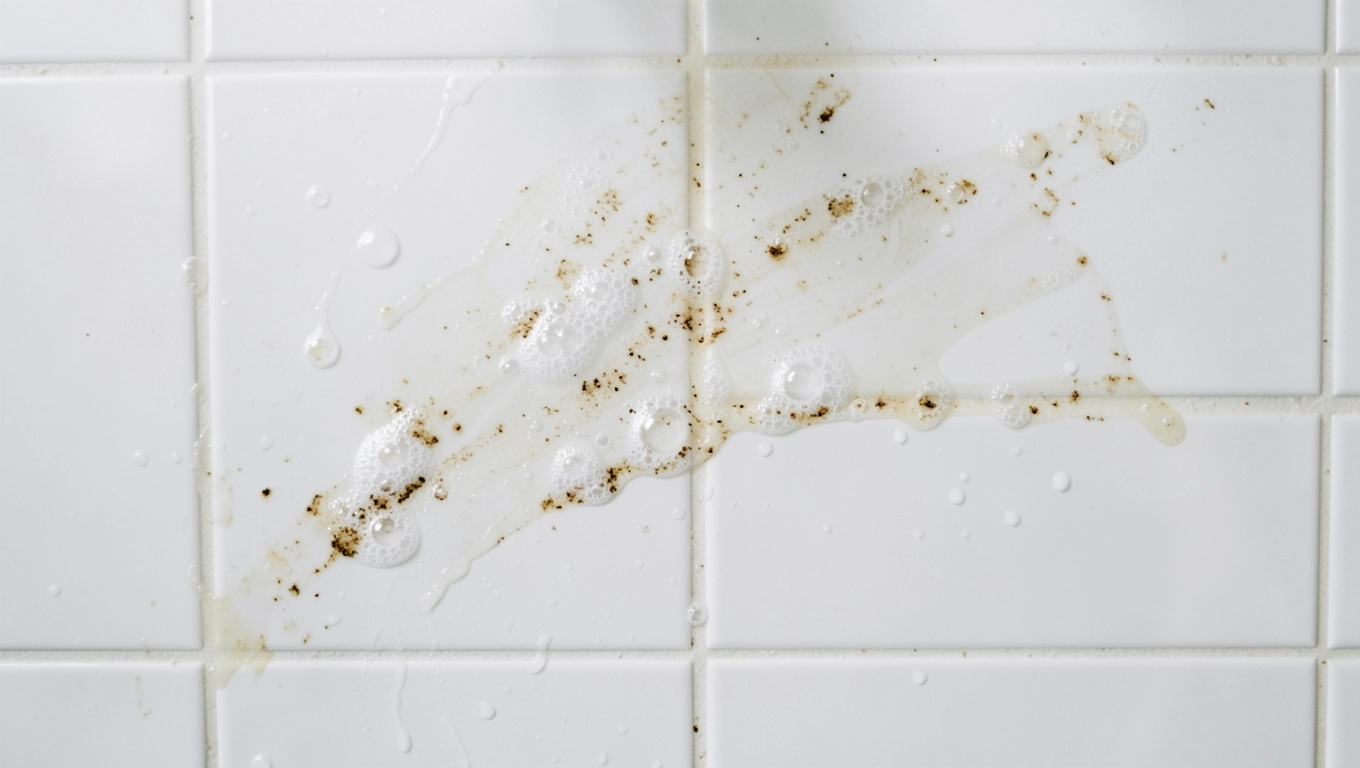 Kwasek cytrynowy na smugę na płytkach w łazience