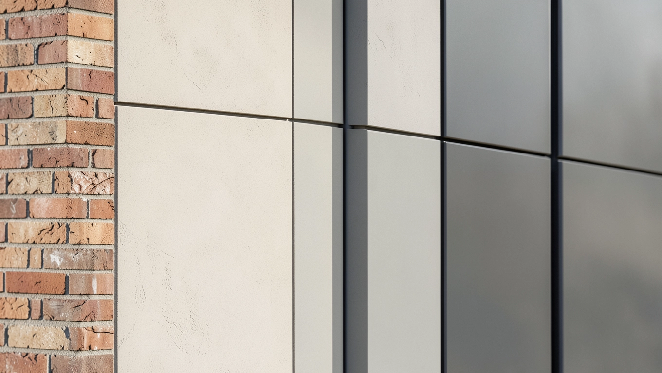 Łączenie deski elewacyjnej z innymi materiałami wykończeniowymi