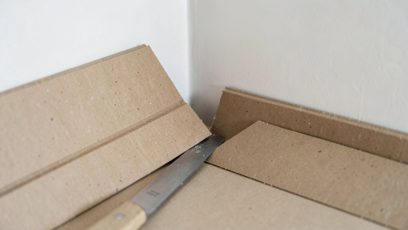 Łączenie linoleum w narożnikach