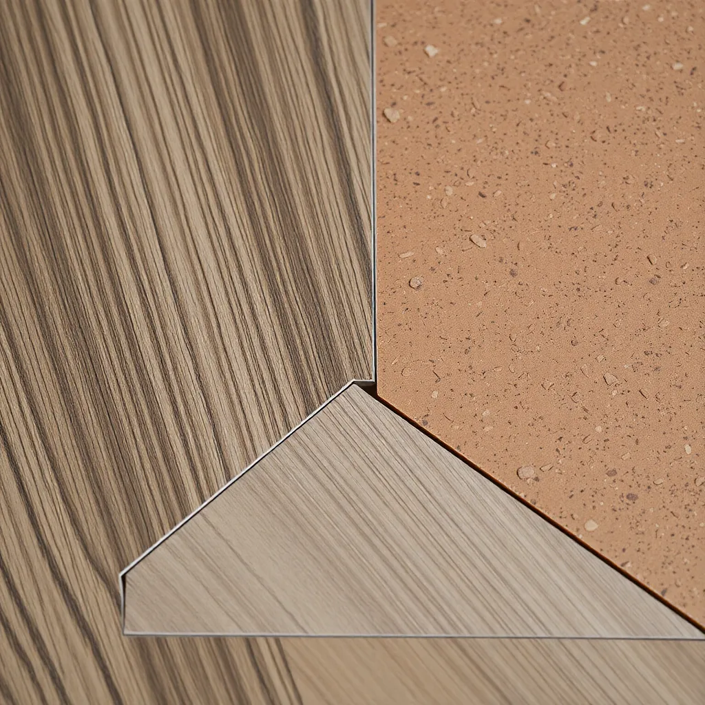 Łączenie paneli z płytkami korkiem