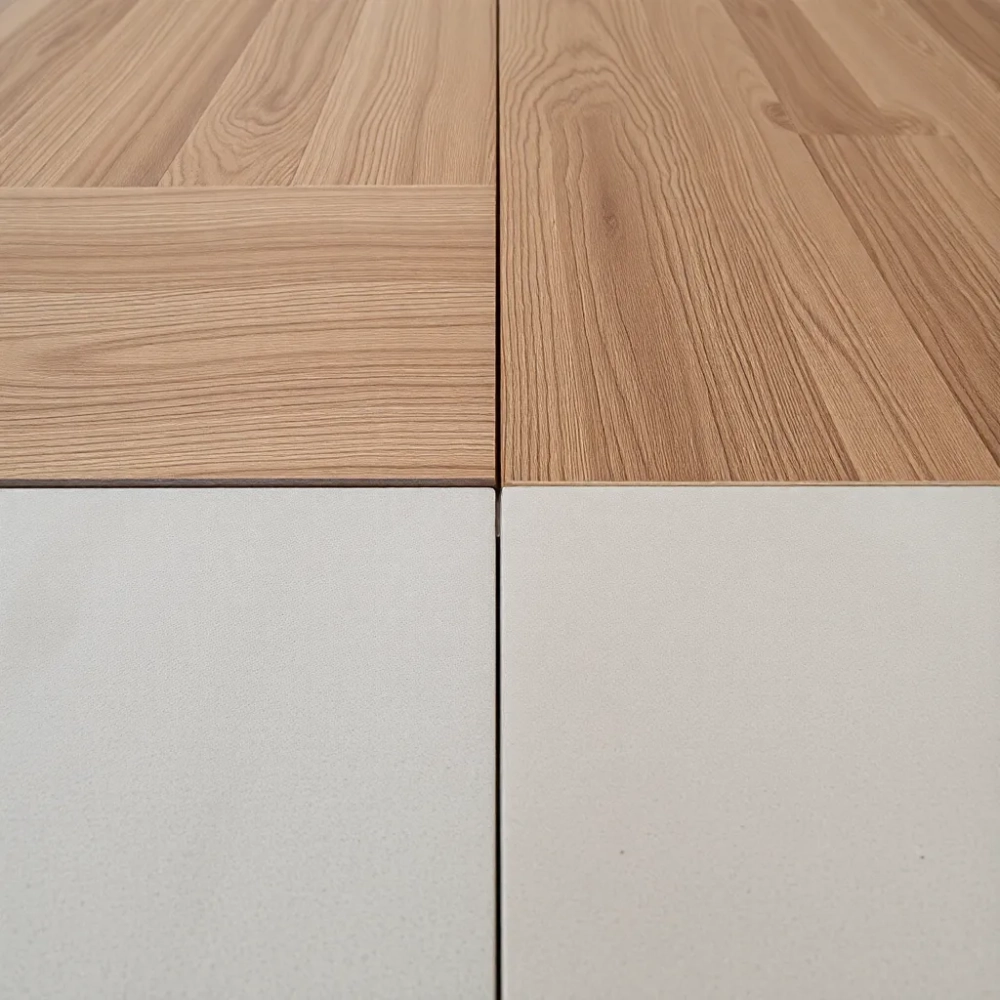 Łączenie paneli z płytkami