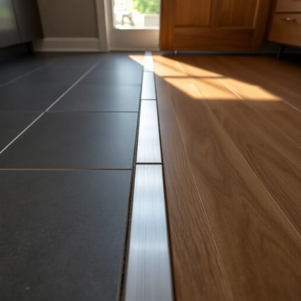 Listwa między płytkami a panelami