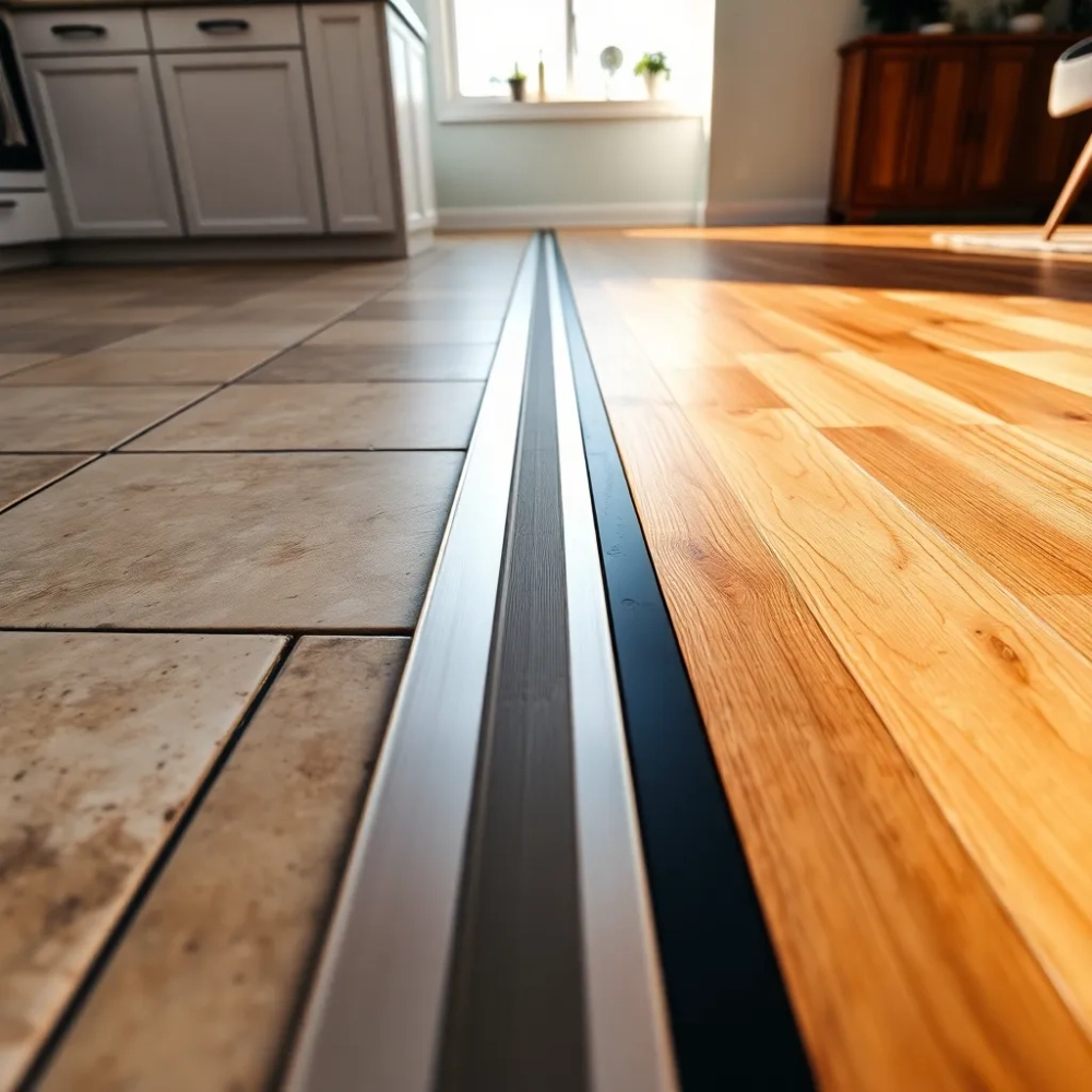 Listwy łączące panele z płytkami