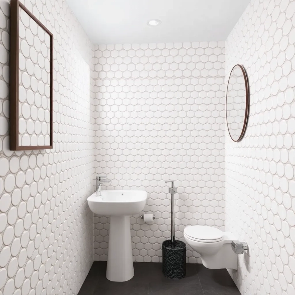 Małe płytki łazienkowe