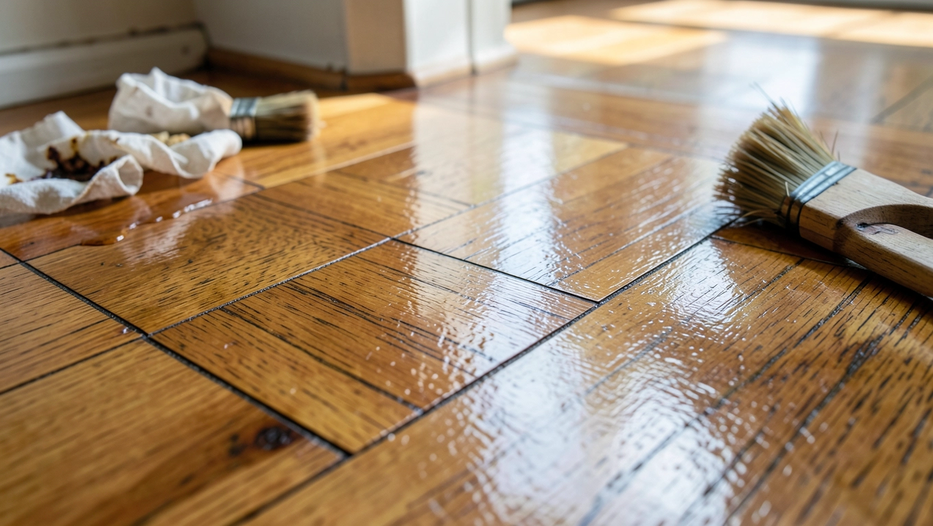 Malowanie parkietu olejem stawki