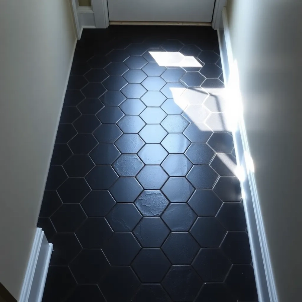 Mały przedpokój podłoga