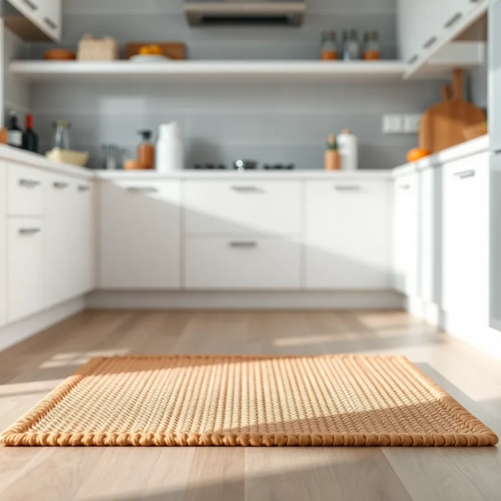 Mata do kuchni na podłogę