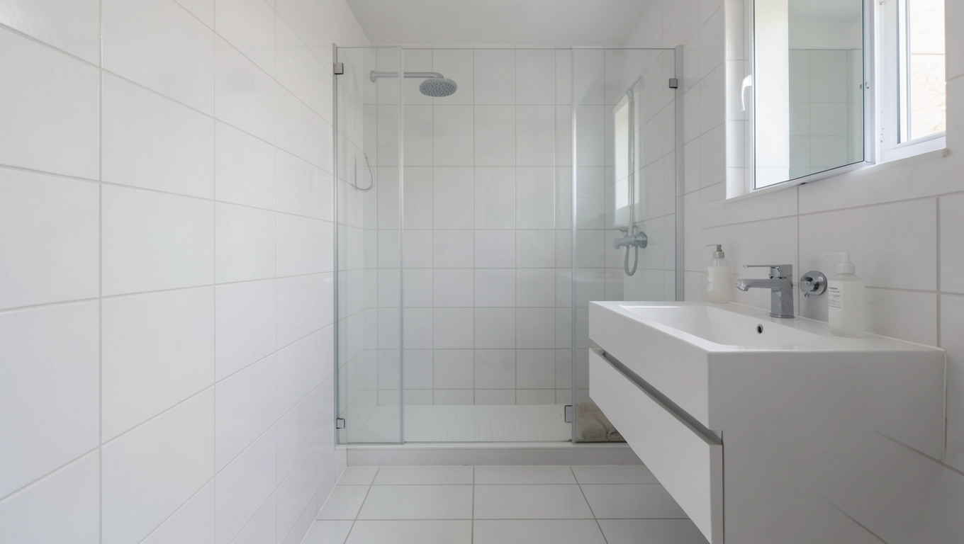 Mity o dużych płytkach łazienkowych