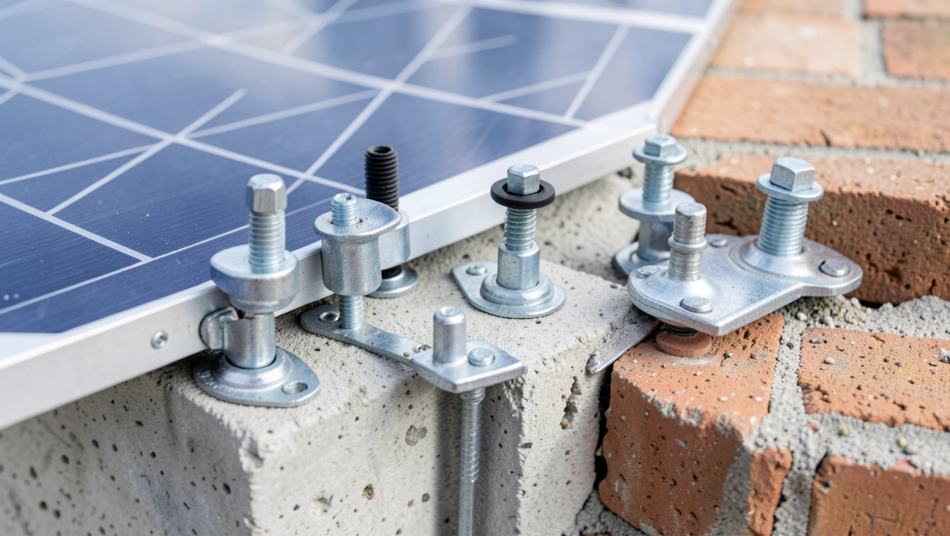 Mocowania paneli fotowoltaicznych do ściany