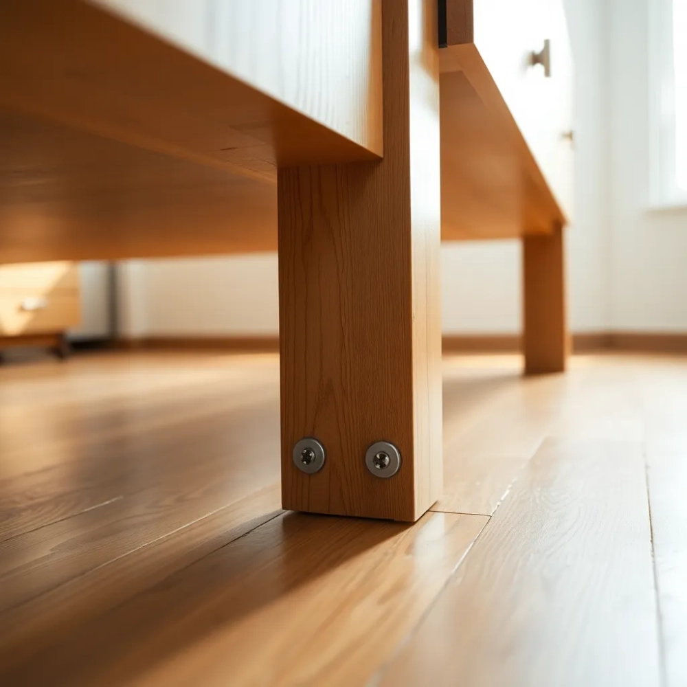 Mocowanie wyspy kuchennej do podłogi