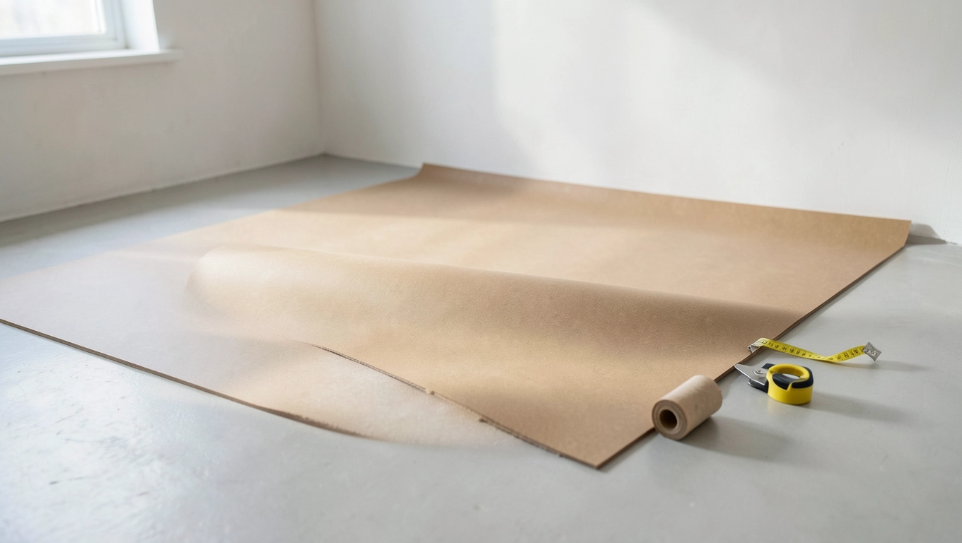 Montaż linoleum luzem bez kleju