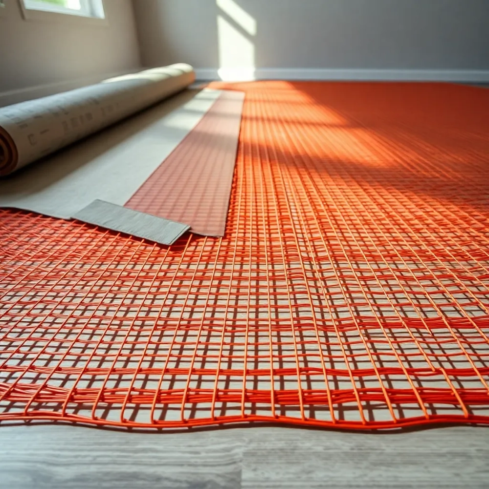 Montaż maty grzewczej pod panele