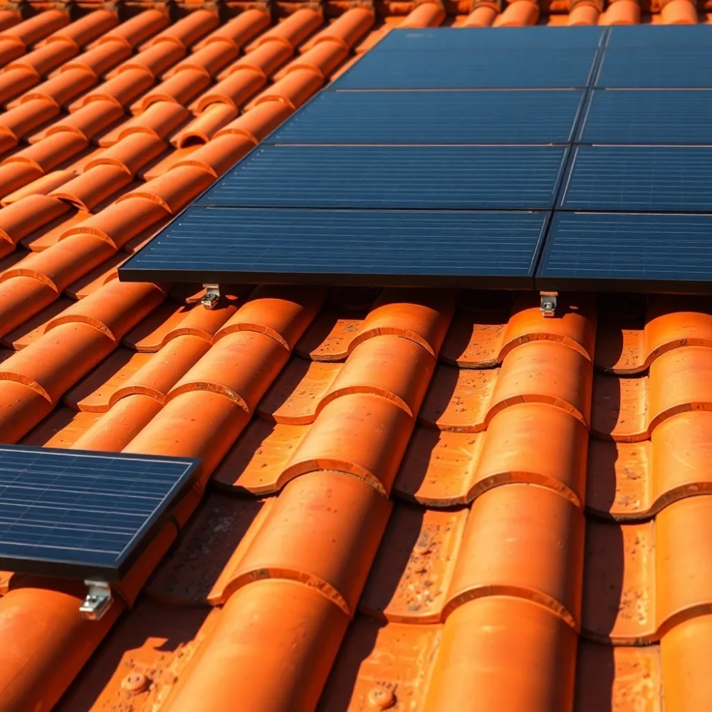 Montaż paneli fotowoltaicznych na dachówce