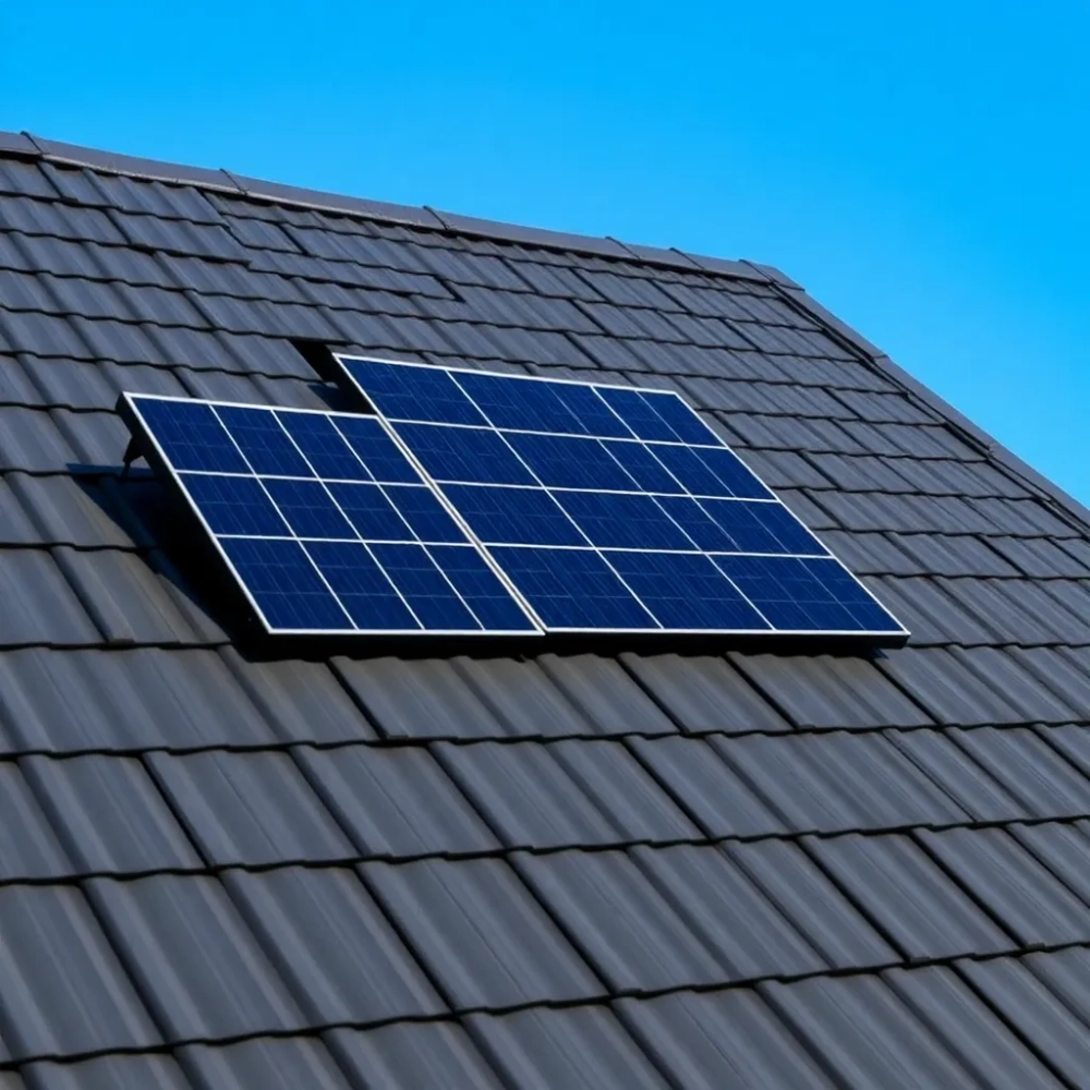 Montaż paneli fotowoltaicznych na dachu z blachy trapezowej