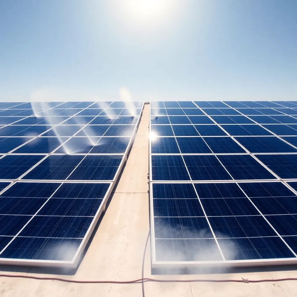 Mycie paneli fotowoltaicznych biznes