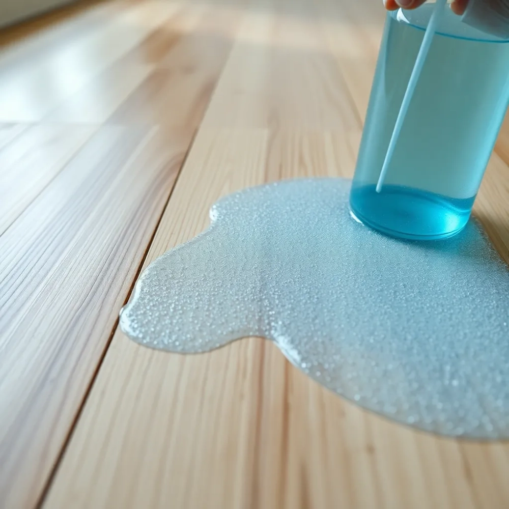 Mycie paneli płynem do szyb